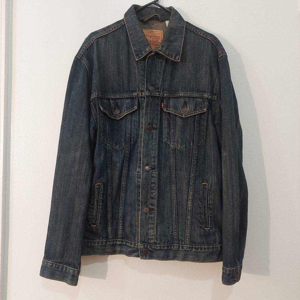 Traditional Levi Jacket - Vintage Men's Denim Levi Strauss Red Label - Picture 3 of 10